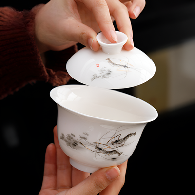 Gaiwan porcelaine fine