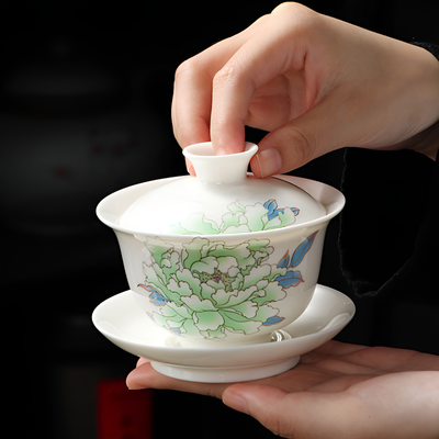 Gaiwan porcelaine fine