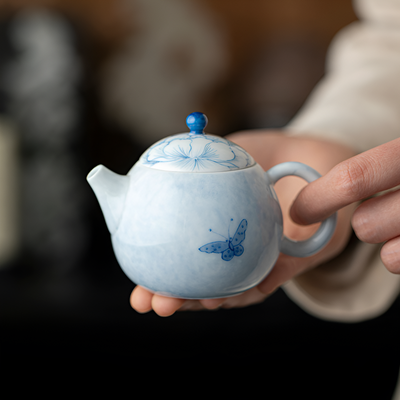 Jolie théière porcelaine
