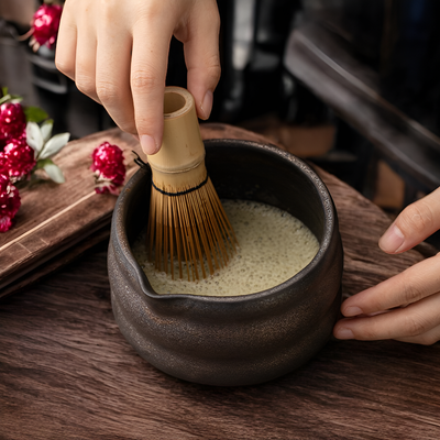 Kit matcha fouet et cuillere