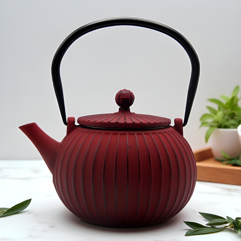 Thé Artisan En Fonte Rouge 0,25 Litres Thé Artisan En Fonte Rouge 0,25 Litres