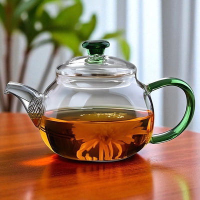 Mini théière en verre