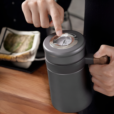 Mug infuseur indicateur température