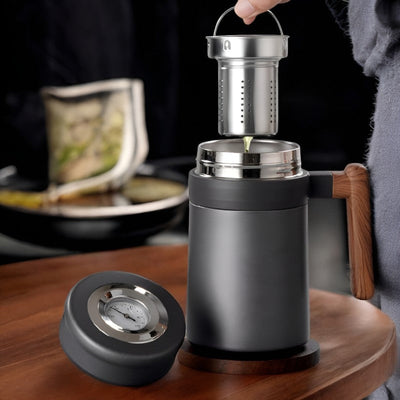 Mug infuseur indicateur température