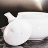 Petite théière individuelle blanche