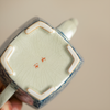 Porcelaine théière carré