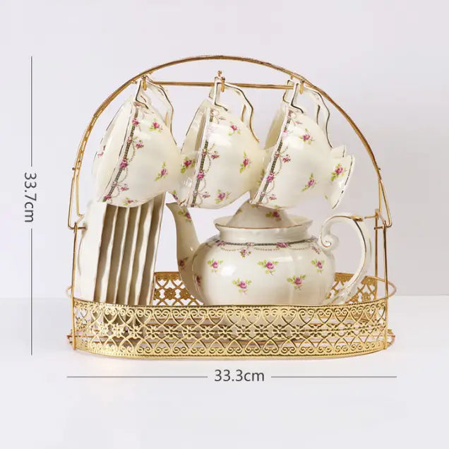 Service à thé anglais ancien