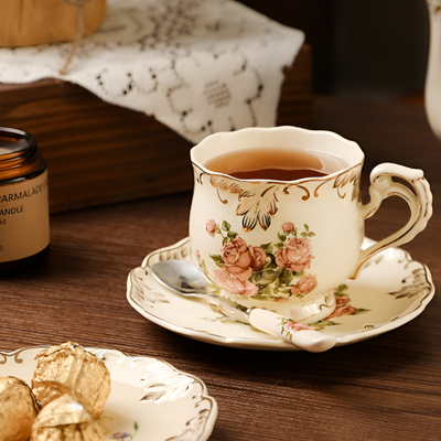 Service à thé anglais bone china