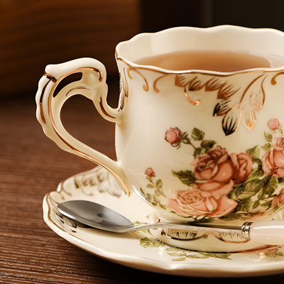 Service à thé anglais bone china