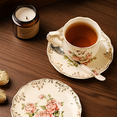 Service à thé anglais bone china