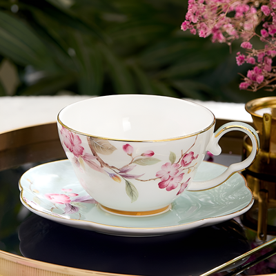 Service à thé anglais porcelaine