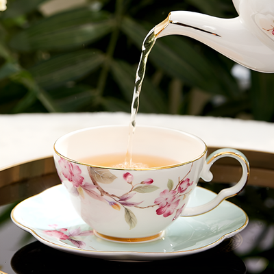 Service à thé anglais porcelaine