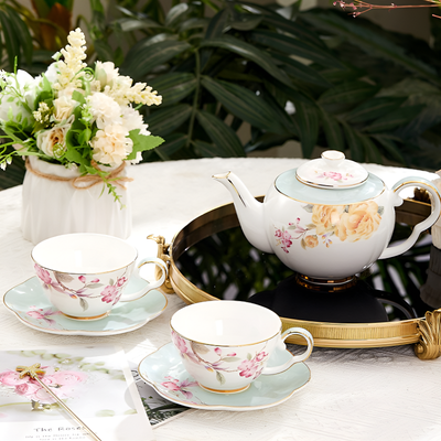 Service à thé anglais porcelaine