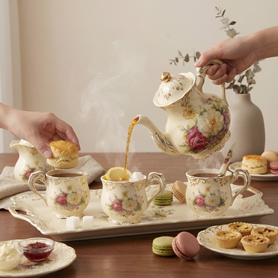 Service à thé anglais royal