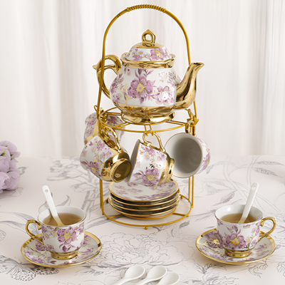 Service à thé anglais vintage