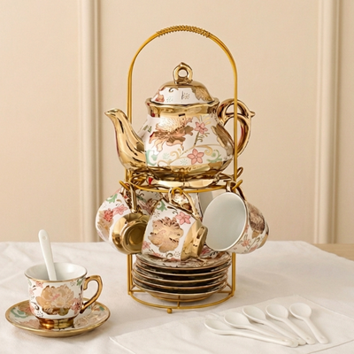 Service à thé anglais vintage