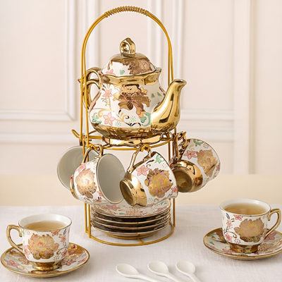 Service à thé anglais vintage