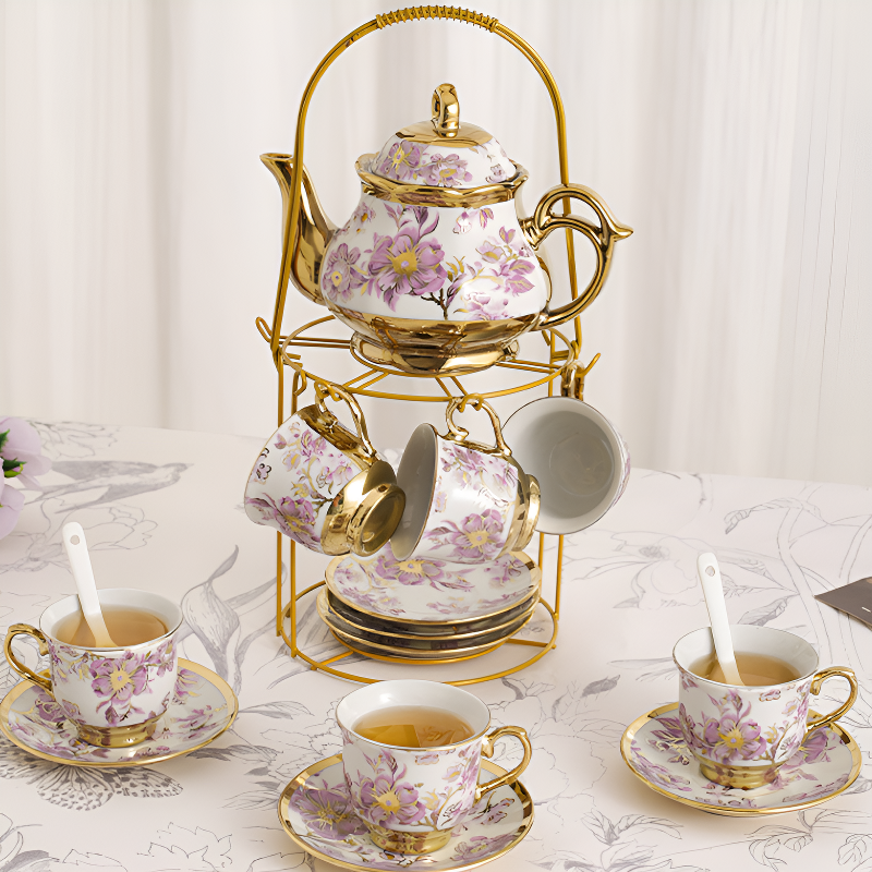 Service à thé anglais vintage