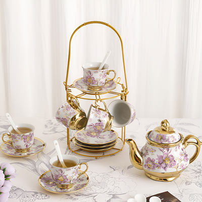 Service à thé anglais vintage