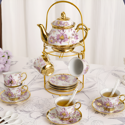 Service à thé anglais vintage