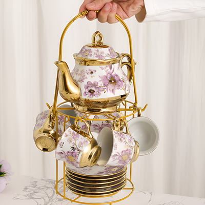 Service à thé anglais vintage