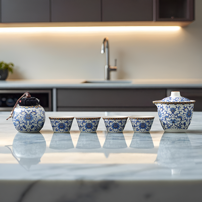 Service à thé chinois boule