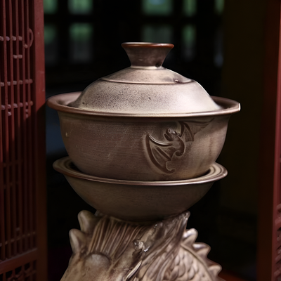 Service à thé chinois dragon