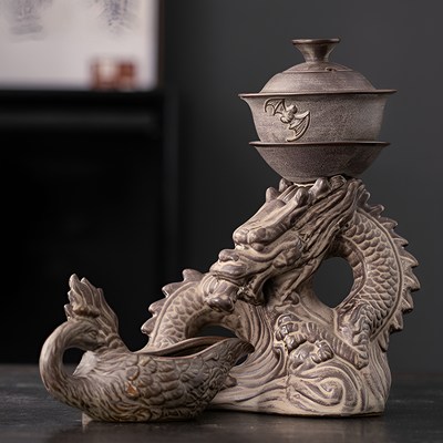 Service à thé chinois dragon