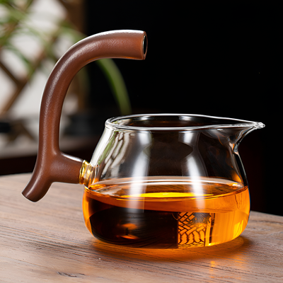 Service à thé chinois en verre