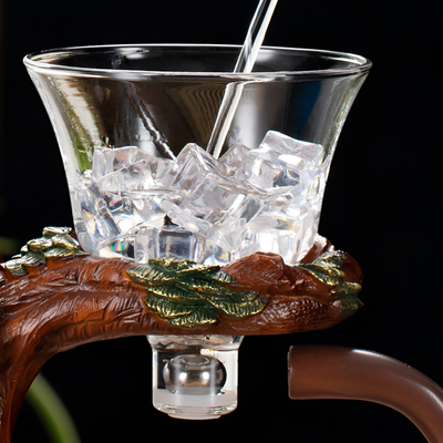 Service à thé chinois en verre