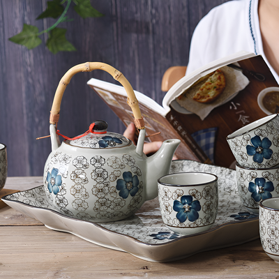 Service à thé japonais bambou