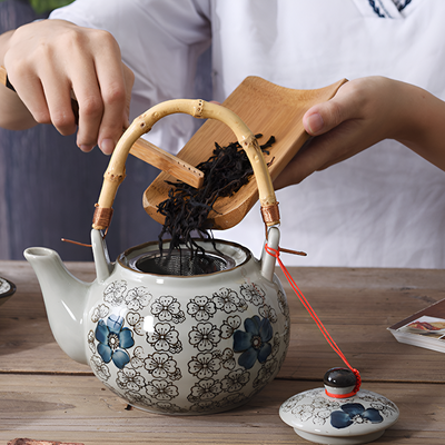 Service à thé japonais bambou