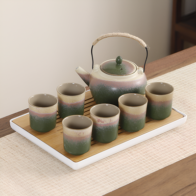 Service à thé japonais design épuré