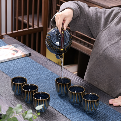 Service à thé japonais méditation