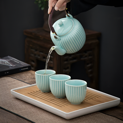 Service à thé japonais méditation