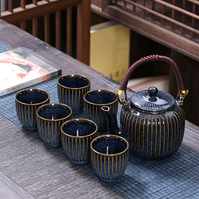 Service à thé japonais méditation