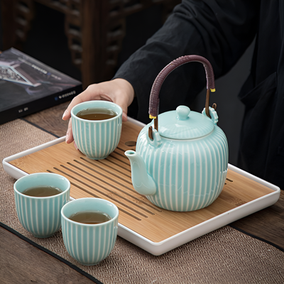 Service à thé japonais méditation