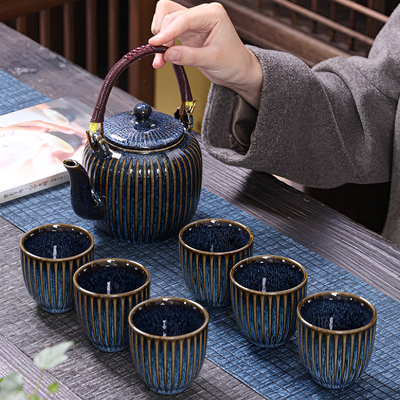 Service à thé japonais méditation