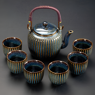 Service à thé japonais méditation