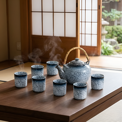 Service à thé japonais original