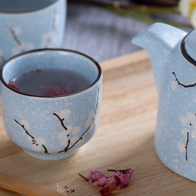 Service à thé japonais sakura