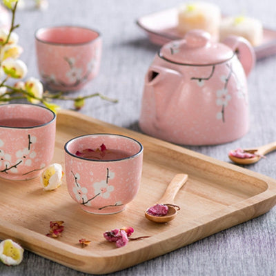 Service à thé japonais sakura