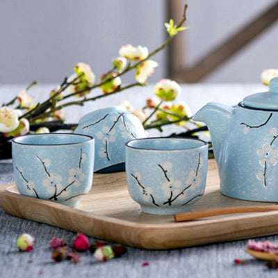 Service à thé japonais sakura