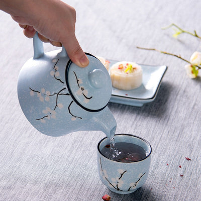 Service à thé japonais sakura