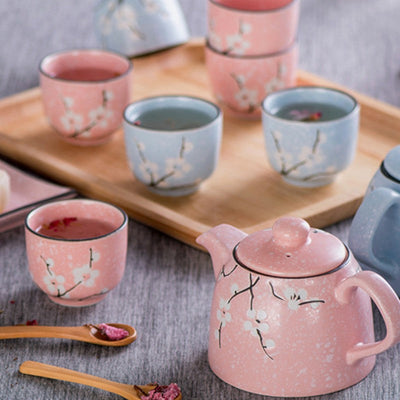 Service à thé japonais sakura