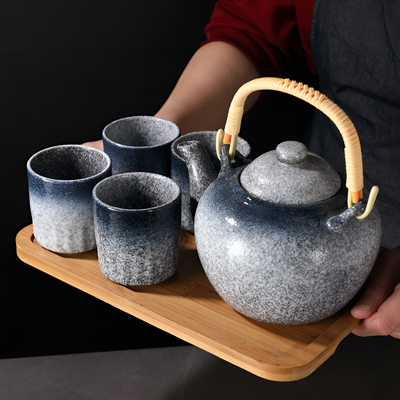 Service à thé japonais zen