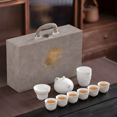 Service à thé porcelaine blanche