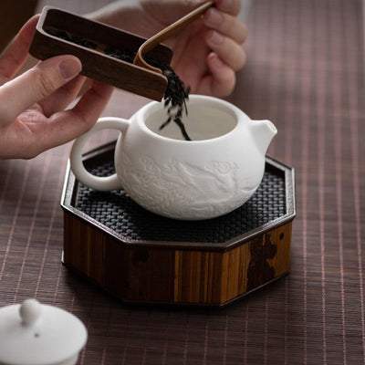 Service à thé porcelaine blanche