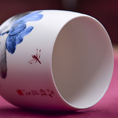 Service à thé porcelaine bleue