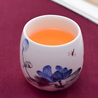 Service à thé porcelaine bleue